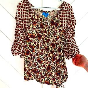 Cece Print Top Size L